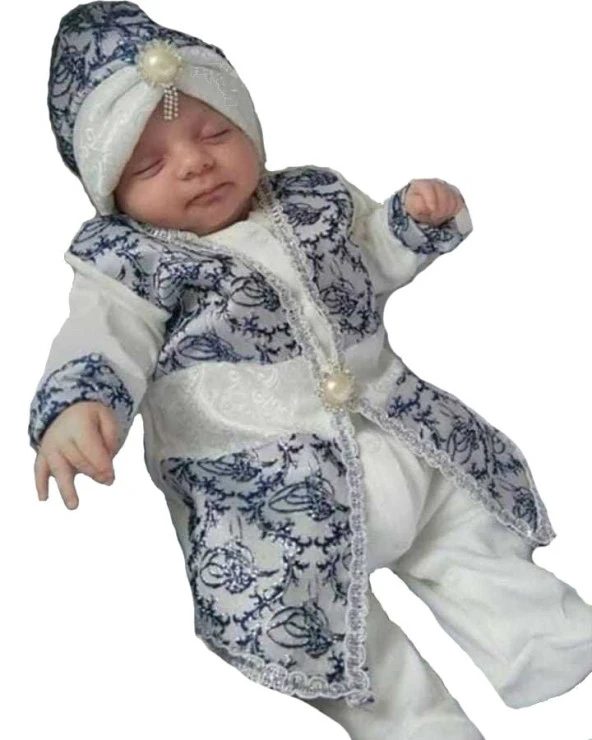 Tuğra Laci Gümüş Şehzade Erkek Bebek Mevlüt Takımı