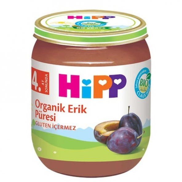Hipp Organik Erik Püresi Kavanoz Mama 125 Gr SKT:09/2021