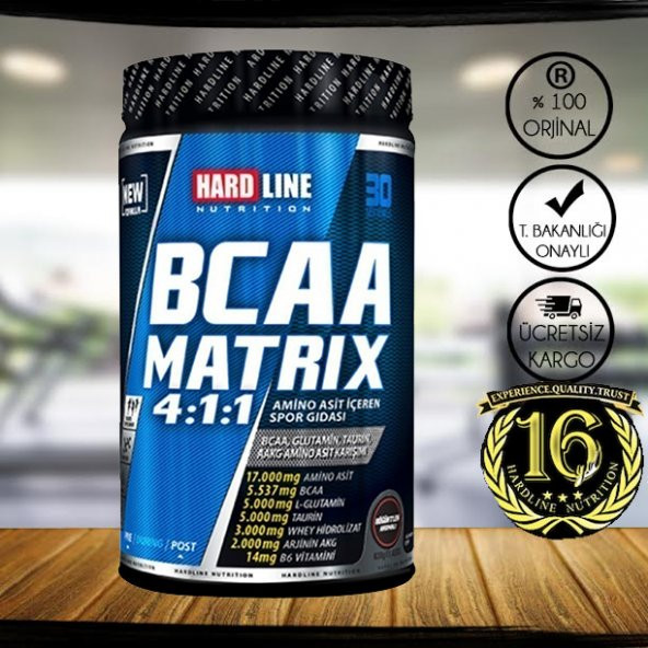 Hardline BCAA Matrix 630 GRAM