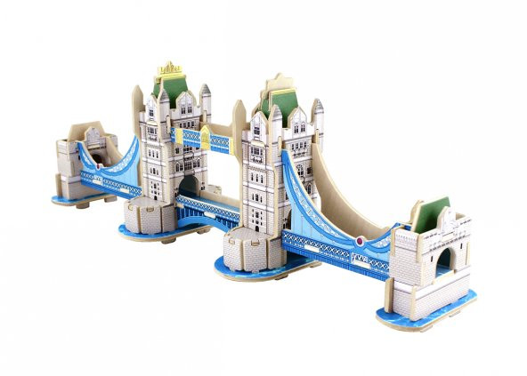 Londra &quotTower Bridge&quot Köprüsü 3D Ahşap Puzzle MJ401 Robotime
