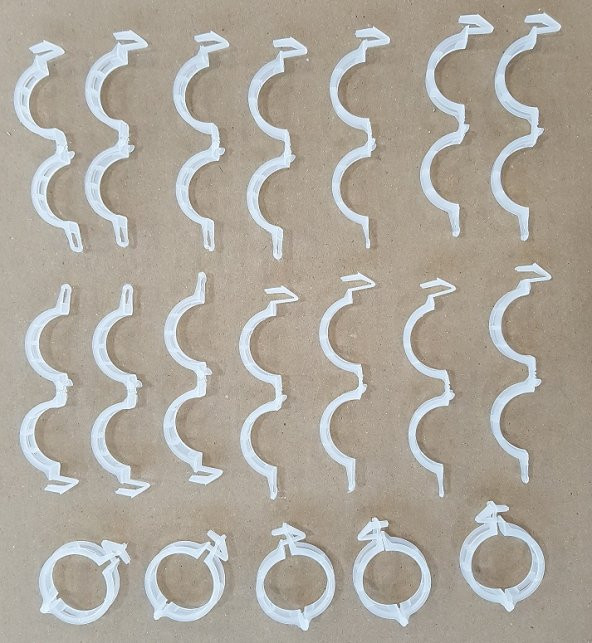 Domates Klipsi 5000 Adet Bitki Klipsi Plastik Bitki Klipsi Sarmaşık Bitki Klipsi - 4