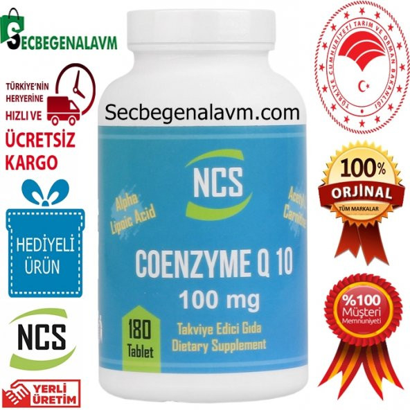 Ncs Coenzyme Q-10 100 Mg Alfa Lipoik Asit L-Karnitin 180 Tablet