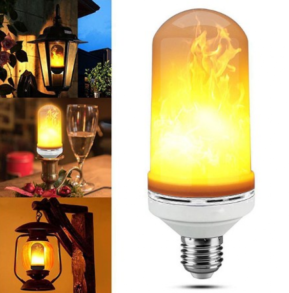 Alev Efektli Led Işık Ampul Alevli Animasyonlu Lamba 3 Kademeli - 3
