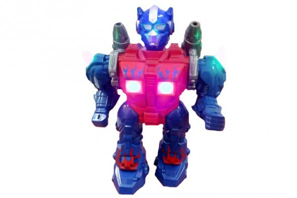 Ok Atan Sesli Işıklı Yürüyen Robot 25 Cm - 3