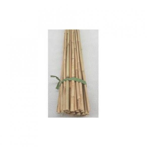 Bambu Cubuk 240 cm 18-20 mm 50 Adet Bambu Bitki Destek Çubuğu Dekoratif Bambu Çubuk