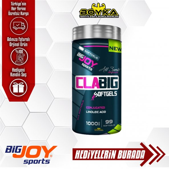 Bigjoy Clabig Cla 1000mg 99 Kapsül(Skt:07/21)+hedi̇ye