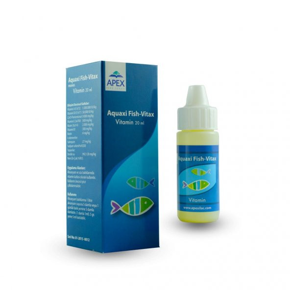 Apex Fish-Vitax Sıvı Balık Vitamini 20 Ml