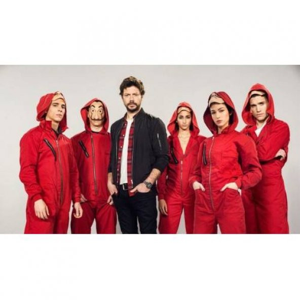 La Casa De Papel Kostümü -La Casa De Papel Salvador Dali Maskesi Hediye - Cadılar Bayramı Kostümü - 5