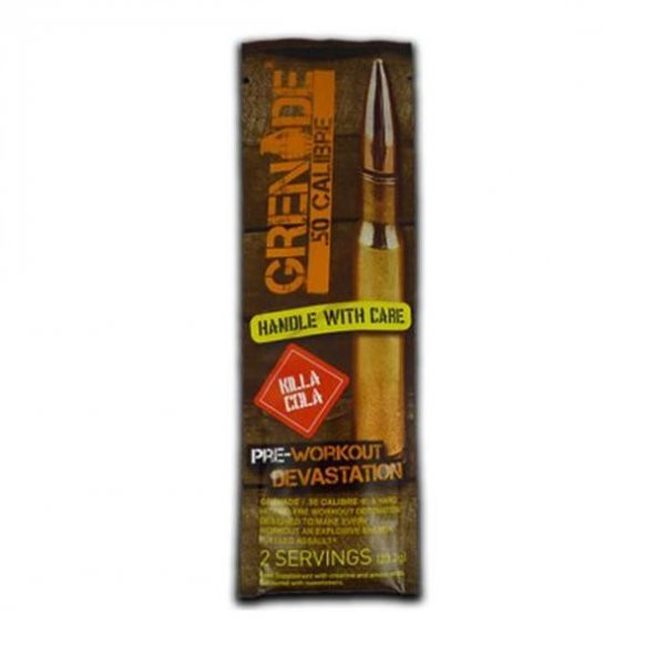 Grenade 50 Calibre Pre-Workout 2 Drink Packets
