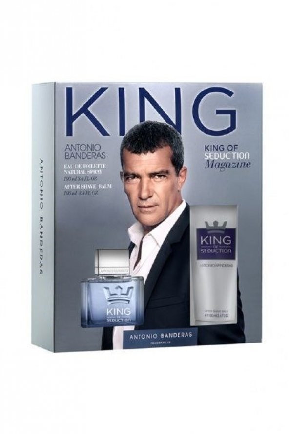 Antonio Banderas King Of Seduction Edt 100 Ml Erkek Parfüm Set