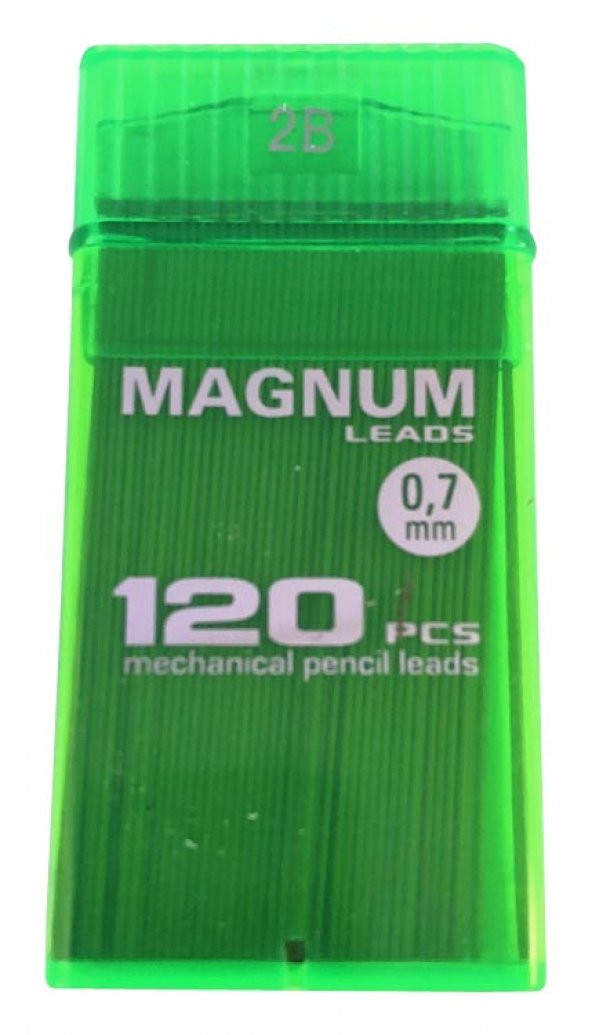 Magnum 0.7 Kalem Ucu 120li 60 mm. 2B Şeffaf Yeşil No:6