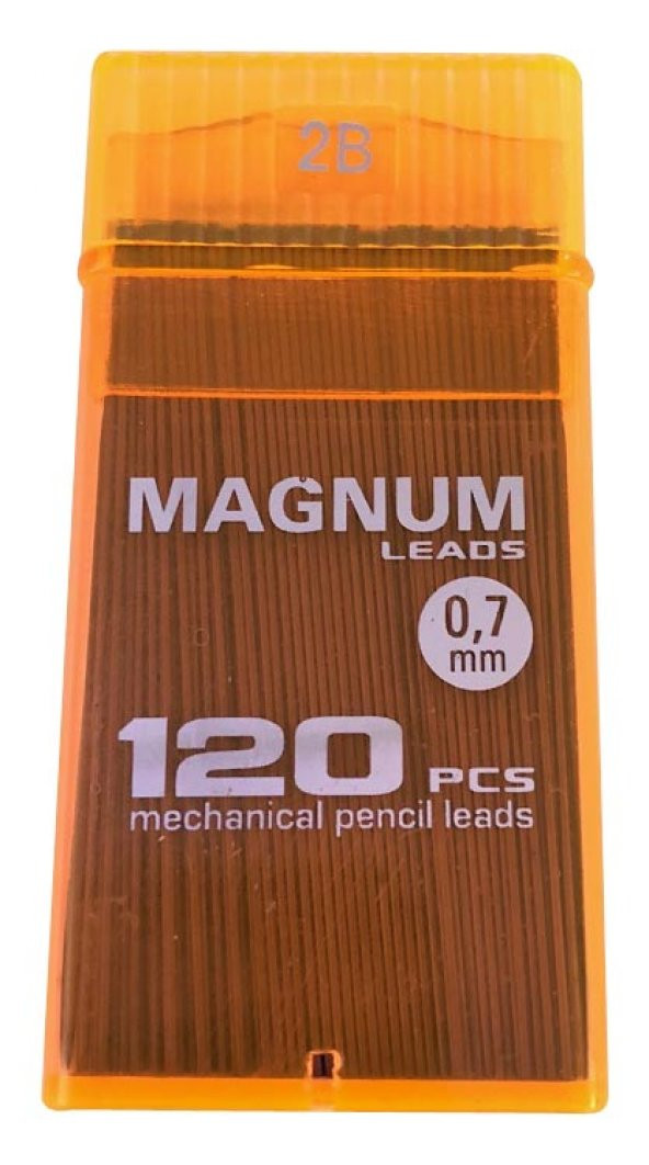 Magnum 0.7 Kalem Ucu 120li 60 mm. 2B Şeffaf Turuncu No:15