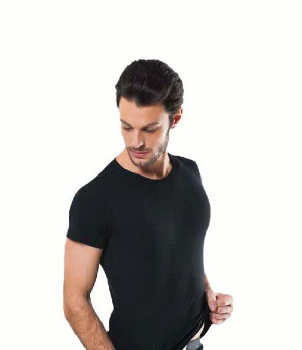 6 lı Paket Hmd Erkek Ribana Kısakol Fanila Atlet Beyaz 507