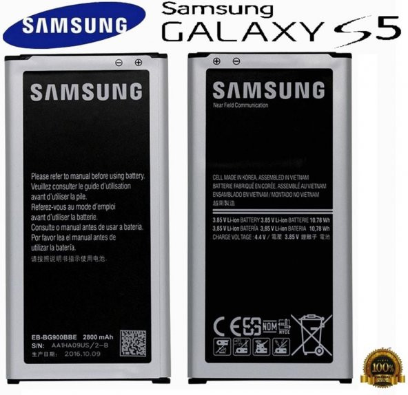 Samsung Galaxy S5 Orjinal Batarya Pil İ9600 Orjinal