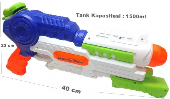 Oyuncak Su Tabanca sı Pompalı Nerf Uyumlu Su Tabancası 88008 - 6