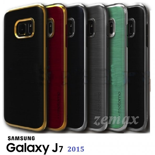 Samsung Galaxy J7 Kılıf Motomo Lüx Infıny Zırh +Kırılmaz Cam