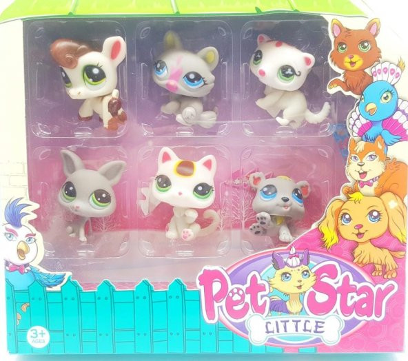 pet star Minik hayvanlar 6 Minik Ailesi Oyuncak Petstar hayvancı