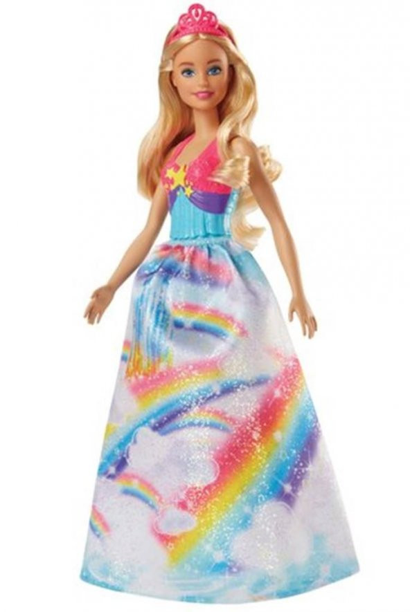 Barbie Dreamtopia Gökkuşağı Prenses Oyuncak Bebek mattel Orjinal
