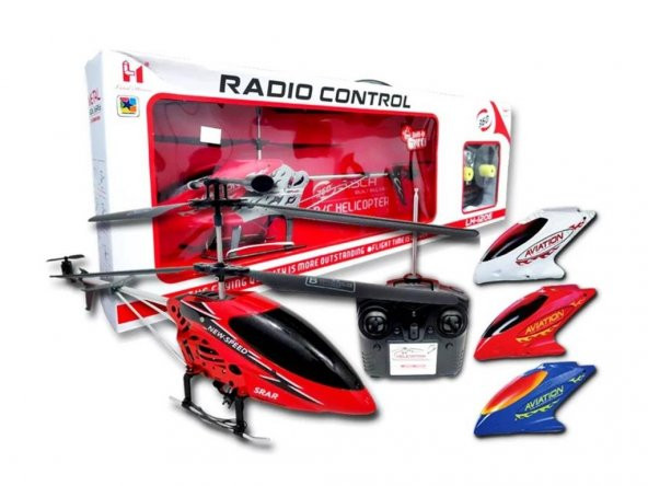Oyuncak Şarjlı Uzaktan Kumandalı Helikopter 3,5 Kanal Işıklı dron