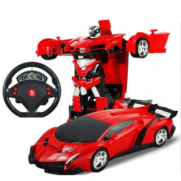 Uzaktan kumandalı Robota Dönüşen Araba Ferrari