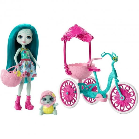 Enchantimals Bebek ve Bisikleti Oyuncak Seti Kız Evcilik Oyuncak