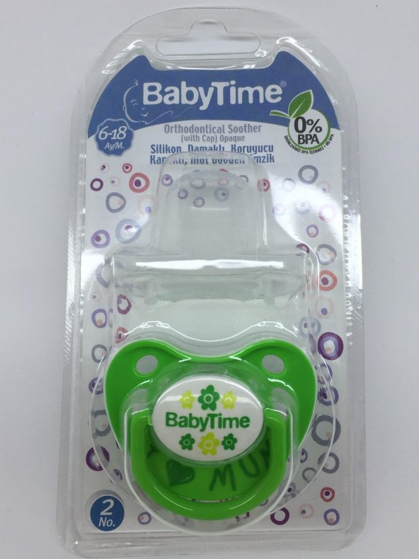 Babytime Mat Gövdeli Emzik (bt129-2) - 2