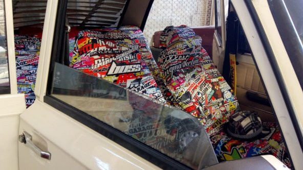 HellaFlush ÖN ve ARKA Koltuk Penye Kılıf STİCKER HEDİYELİ