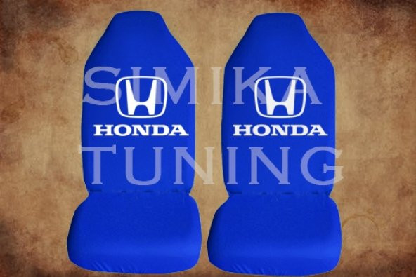 Honda Sax Mavi Renk Ön Koltuk Penye Kılıf 1 Sticker HEDİYE