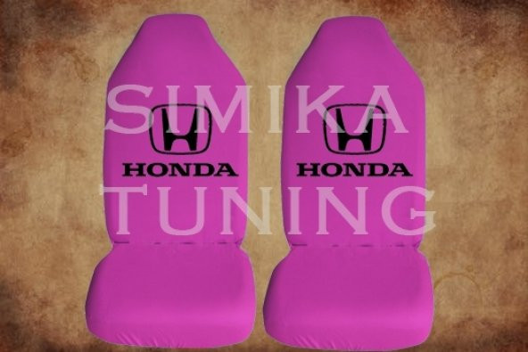 Honda Pembe Renk Ön Koltuk Penye Kılıf 1 Sticker HEDİYE