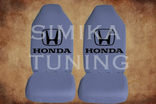 Honda Gri Renk Ön Koltuk Penye Kılıf 1 Sticker HEDİYE