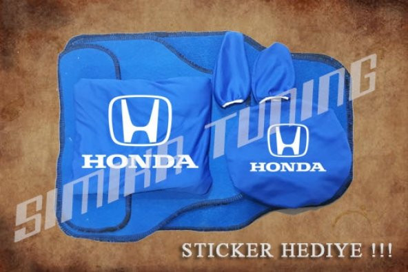 Honda Sax Mavi Ön Arka Koltuk Direksiyon Seti Paspas Sticker