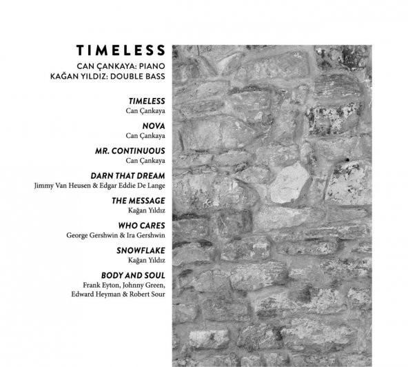 CAN ÇANKAYA & KAĞAN YILDIZ - TIMELESS (CD) - 2