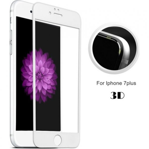 Atolla Apple iPhone 7 3D Kavisli Full Cam Ekran Koruyucu
