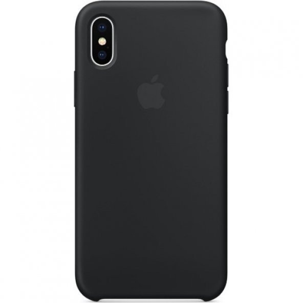 Deer Case Apple iPhone X Silikon Kılıf Kauçuk Arka Kapak