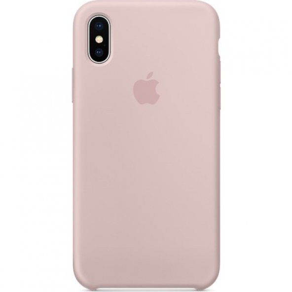 Deer Case Apple iPhone X Silikon Kılıf Kauçuk Arka Kapak