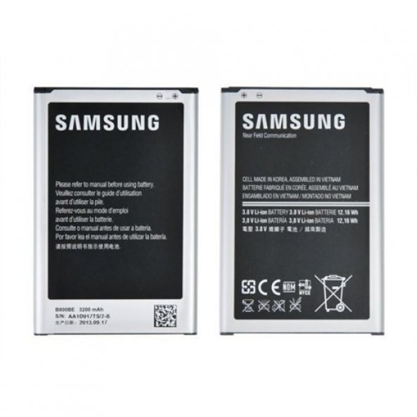 Samsung Galaxy Note 3 N9000  Batarya 3200 Mah Kutusuz