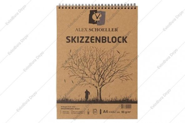 Alex Schoeller Kraft Blok 90 gr 25x35 cm 30 Yaprak