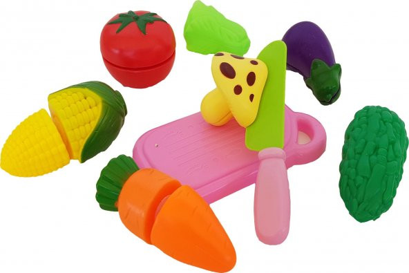 Kesilebilen Oyuncak Sebze ve Meyve Set 13 parça Çocuk Oyuncak