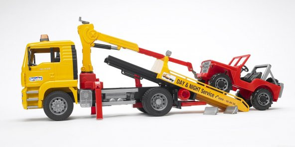 Bruder MAN Araba Çekici & Jeep - BR02750 - 4