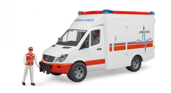 Bruder Mercedes Benz Sprinter Ambulans ve Ekibi BR02536