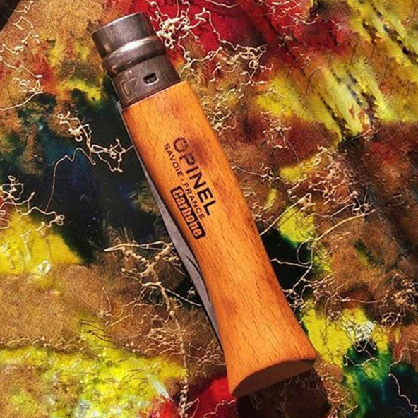 Opinel No 7 Kayın Saplı Karbon Çelik Çakı - 5