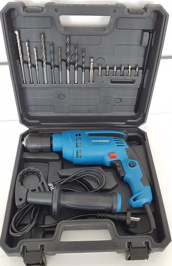 Hyundai Hp710Set 710W Darbeli Matkap Seti Çanta 16 Parça Uç Set - 6
