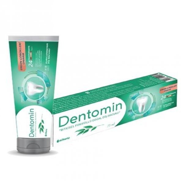 Milkway Dentomin Bitkisel Formüllü Doğal Diş Macunu 75 ml