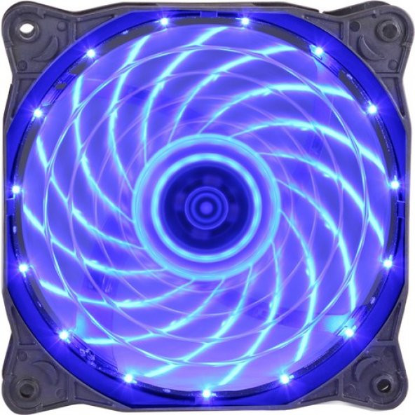 Gamepower GF-12B  12CM 120mm Mavi Blue LED Kasa Fanı Performans Serisi Sessiz Işıklı Fan