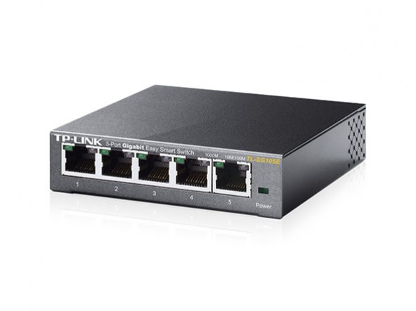 TP-LINK TL-SG105E 5PORT 10/100/1000 YÖNETİLEBİLİR SWITCH - 1