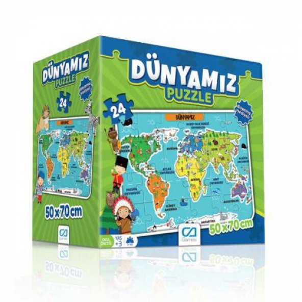 Dünya Puzzle Eğitici Puzzle Ca Games- Dünyamız Puzzle Orijinal