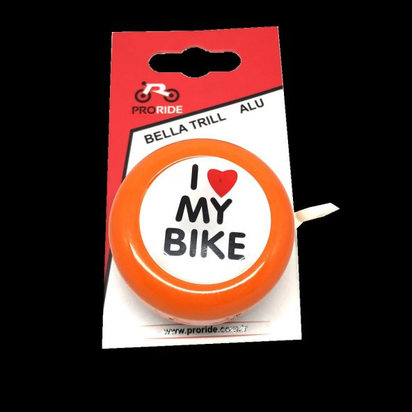 PRORİDE I LOVE MY BIKE TURUNCU ZİL