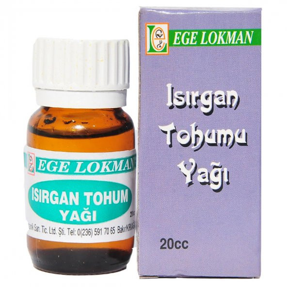 Ege Lokman Isırgan Tohumu Yağı 20 cc - 4