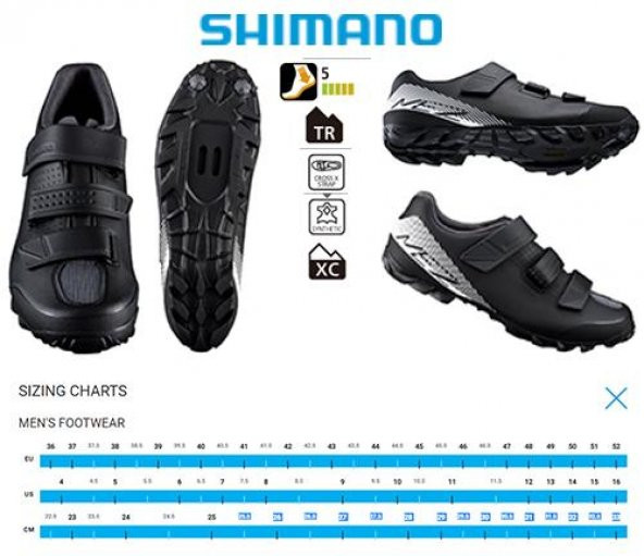 Shimano SH-ME200 MTB SPD Ayakkabı Siyah - Resim 6