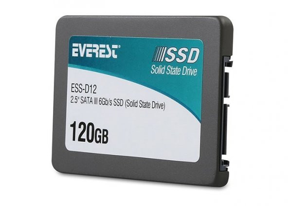 Everest ESS-D12 120GB 2.5 SATA 6Gb/s SSD (Solid State Disk)